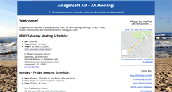 Desktop Screenshot of amagansettam.com